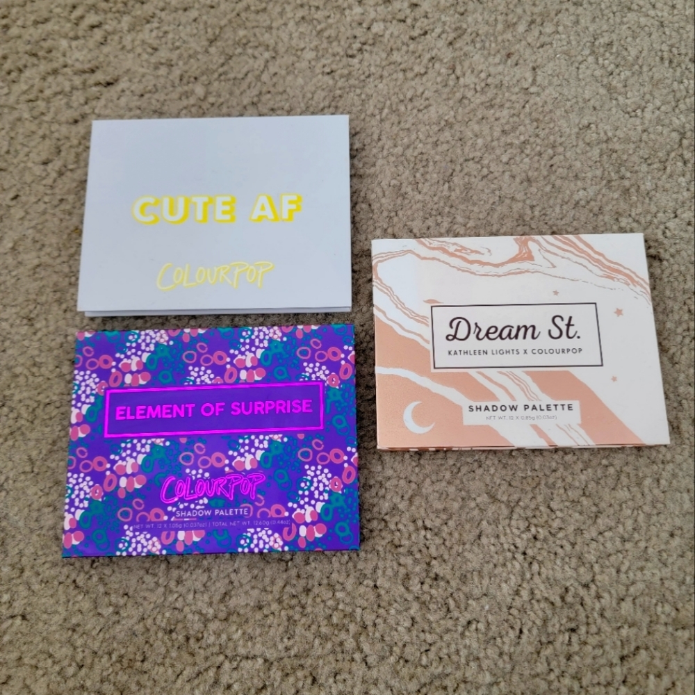 Colourpop eyeshadow bundle